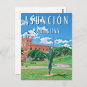 Carte Postale Explorez la capitale du Paraguay Asunción (Devant / Derrière)