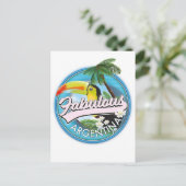 Carte Postale explorez le fabuleux logo de l'Argentine (Debout devant)