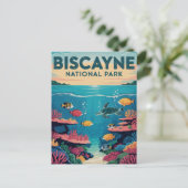 Carte Postale Explorez le parc national Biscayne Floride Waters (Debout devant)