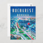 Carte Postale Explorez les merveilles de Bucarest (Devant / Derrière)