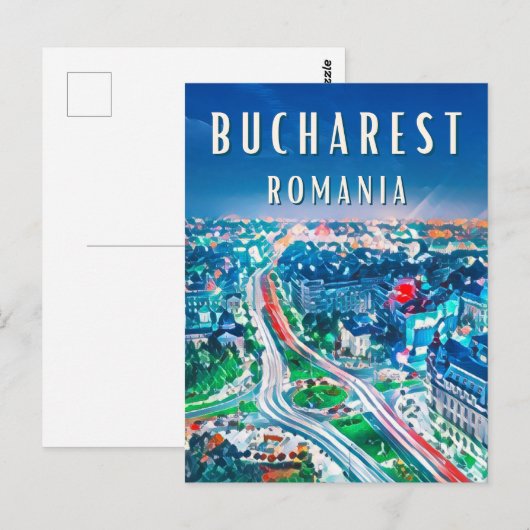 Carte Postale Explorez les merveilles de Bucarest (Devant / Derrière)