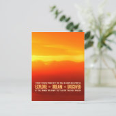 Carte Postale Explorez. Rêvez. Découvrez. (Debout devant)