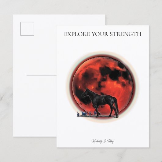 Carte Postale Explorez Votre Force (Devant / Derrière)