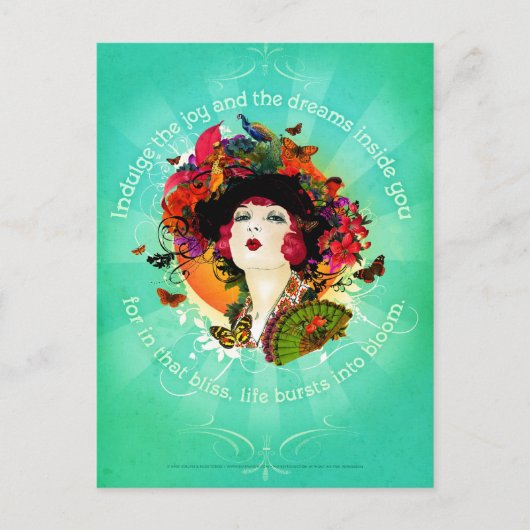 Carte Postale Exploser en fleur (Devant)