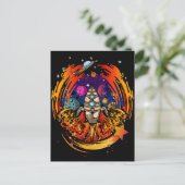 Carte Postale Exploser le vaisseau spatial (Debout devant)