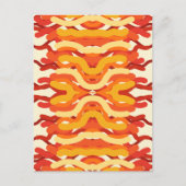 Carte Postale Explosion de couleur abstraite Danse soleil éclaté (Devant)