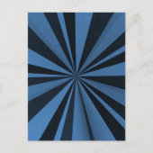Carte Postale Explosion de couleur - Bleu (Devant)