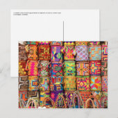 Carte Postale Explosion de couleurs, Carthagène, Colombie (Devant / Derrière)