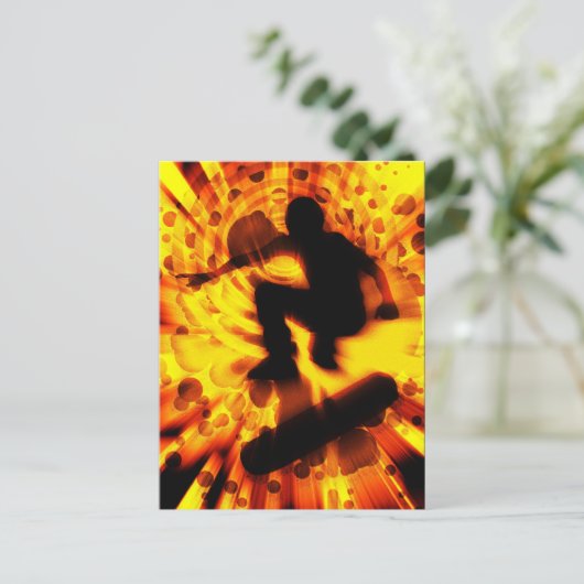 Carte Postale explosion de la lumière du tableau (Debout devant)