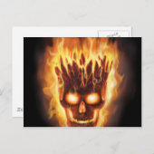 Carte Postale Explosion de la tête d'os (Devant / Derrière)