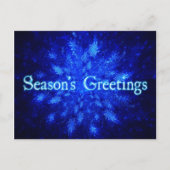 Carte Postale Explosion de neige (Devant)