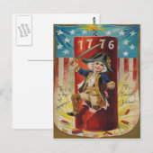 Carte Postale Explosion de pirate de feu Uniforme garçon (Devant / Derrière)