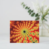Carte Postale Explosion d'étincelles de feu (Debout devant)