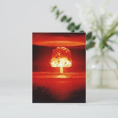 Carte Postale explosion nucléaire (Debout devant)