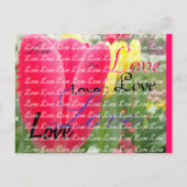 Carte Postale Explosion printanière (Devant)