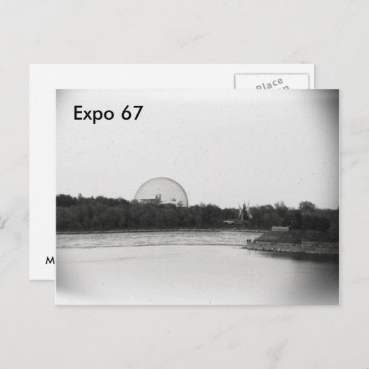 Carte postale Expo 67 (Devant / Derrière)