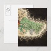 Carte Postale Exposer l'Empire de Kublai Khan 1294 après J.-C. (Devant / Derrière)