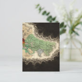 Carte Postale Exposer l'Empire de Kublai Khan 1294 après J.-C. (Debout devant)