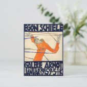 Carte Postale Exposition à la Galerie Arnot | Egon Schiele | (Debout devant)