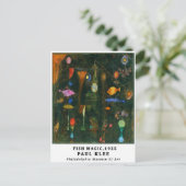 Carte Postale Exposition Bauhaus Paul Klee Fish Magic (Debout devant)