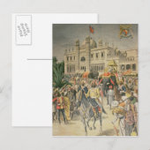 Carte Postale Exposition de 1900 : le pavillon anglo-indien (Devant / Derrière)