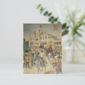 Carte Postale Exposition de 1900 : le pavillon anglo-indien (Debout devant)