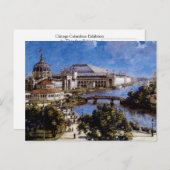 Carte Postale Exposition de Chicago Columbian (Devant / Derrière)