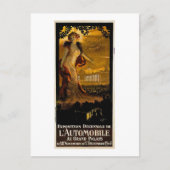 Carte Postale Exposition Decnale De L'Automobile - 1907 (Devant)