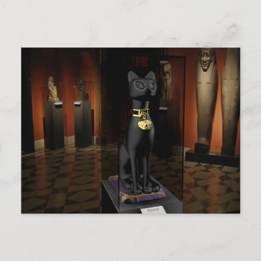 Carte Postale Exposition égyptienne, Bastet (Devant)