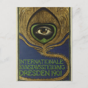 Carte Postale Exposition internationale vintage Art nouveau Klin