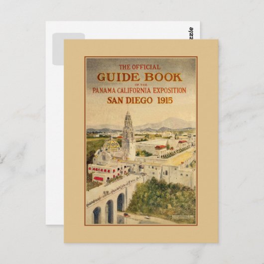 Carte Postale Exposition Panama-Californie 1915 (Devant / Derrière)