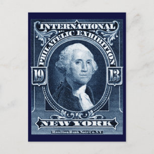 Carte Postale Exposition philatélique de New York 1913