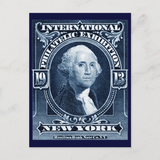 Carte Postale Exposition philatélique de New York 1913 (Devant)