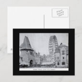 Carte postale - Exposition universelle - Roue de F (Devant / Derrière)