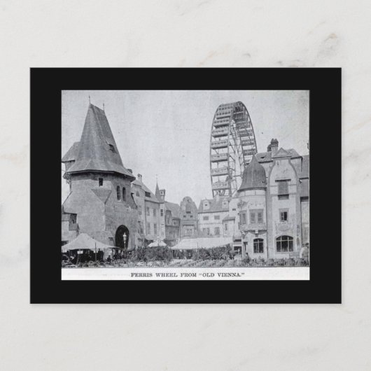 Carte postale - Exposition universelle - Roue de F (Devant)