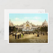 Carte Postale Exposition vintage de Paris en 1900 (Devant / Derrière)