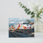 Carte Postale Express de coureur ferroviaire du Nouveau-Mexique (Debout devant)