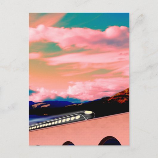 Carte Postale Express de gorge de Colombie (Devant)