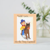 Carte Postale Express de Pony (Debout devant)