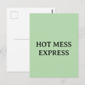 CARTE POSTALE EXPRESS DÉSASTREUX (Devant / Derrière)