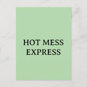 CARTE POSTALE EXPRESS DÉSASTREUX