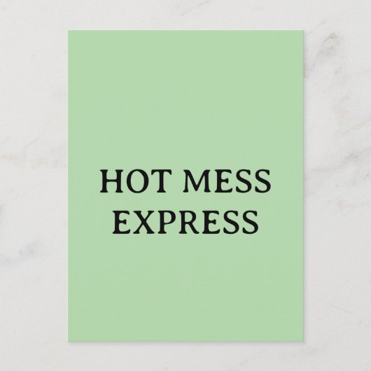 CARTE POSTALE EXPRESS DÉSASTREUX (Devant)