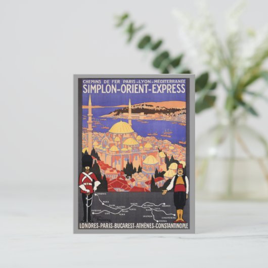 Carte Postale Express du Simplon à Constantinople (Debout devant)