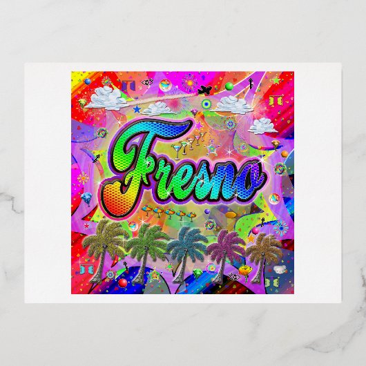 Carte postale Express Fresno Vista (Recto)