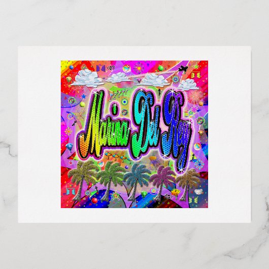 Carte postale Express Marina Del Rey Vista (Recto)