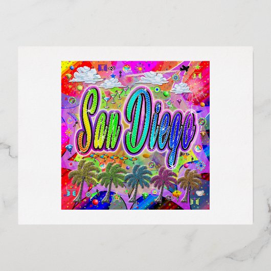 Carte postale Express San Diego Vista (Recto)