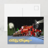 Carte Postale Express Snta de dessin (Devant / Derrière)