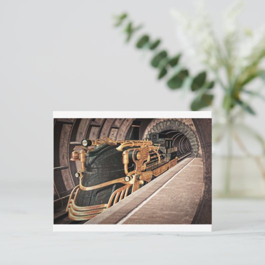 Carte Postale Express Steampunk (Debout devant)