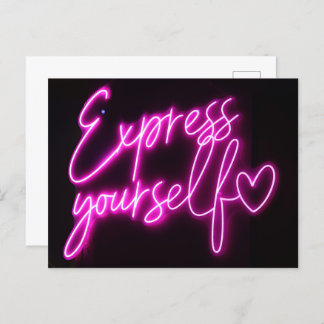 Carte postale 'Express Youself' - Carte postale Fi
