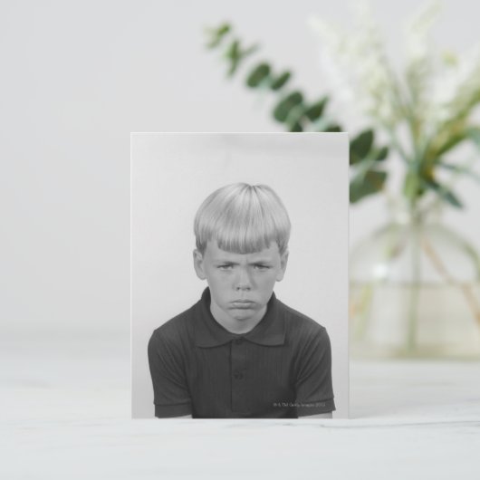 Carte Postale Expression de Boy Facial (Debout devant)